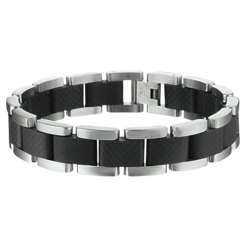 Vigor armband 14 mm - Staal - 21 cm