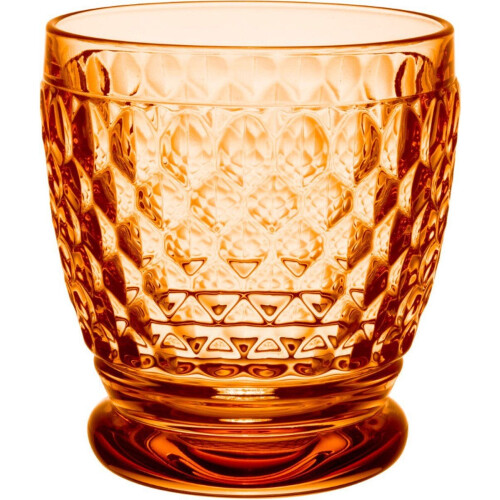 Villeroy & Boch Becher Boston Coloured - Whiskytumbler - Facettenpatroon - Apricot Tweedehands