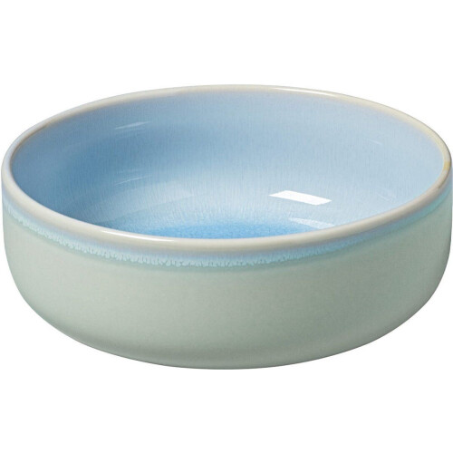 VILLEROY&BOCH Crafted Blueberry - Kom 16cm - Uniek reactief glazuur - Turquoise Tweedehands