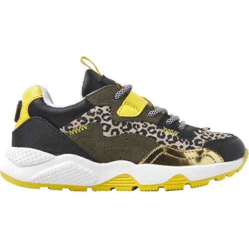 Vingino Mila - Meisjes Sneakers - Chunky zool - Multicolor Army Tweedehands