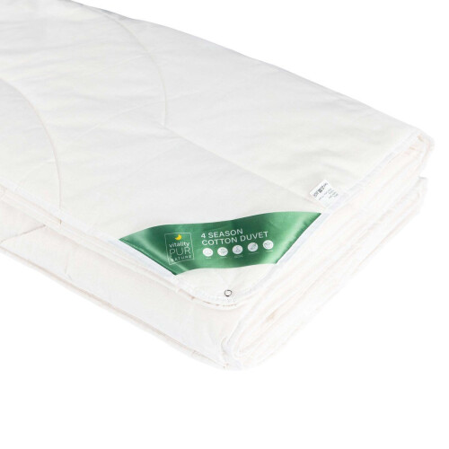 Vitality Pur– 4 seizoenen dekbed – 100% Natuurlijk Katoen – 140x220 Tweedehands