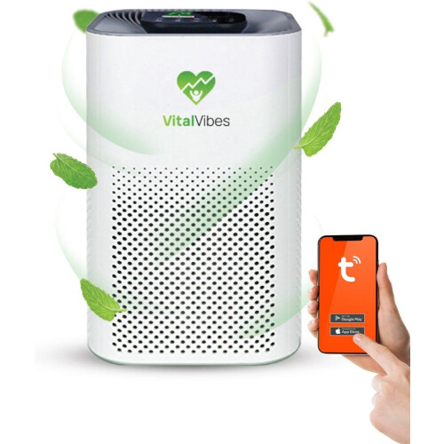 VitalVibes Pro - Luchtreiniger - HEPA filter - Wit Tweedehands