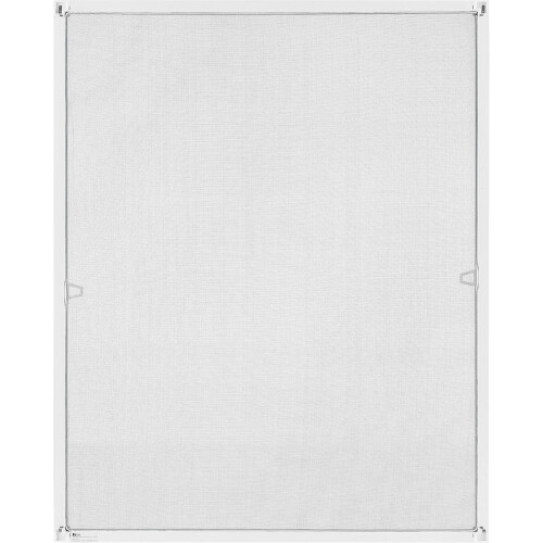 Vliegenhor Aluminium - Raamhor 130 x 150 cm - Inclusief bevestigingsmateriaal - Wit Tweedehands