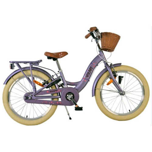 Volare Blossom Kinderfiets - Meisjes - 20 inch - Paars - Twee handremmen Tweedehands