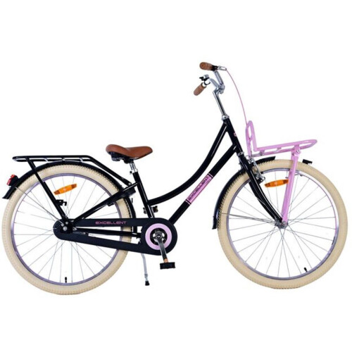 Volare Excellent Kinderfiets - Meisjesfiets - 24 inch - Zwart