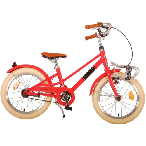 Volare Melody Kinderfiets - Meisjes - 16 inch - Koraal Rood Tweedehands