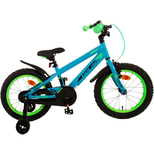 Volare Rocky Kinderfiets - Jongens - 16 Inch - Groen - Afneembare zijwieltjes Tweedehands
