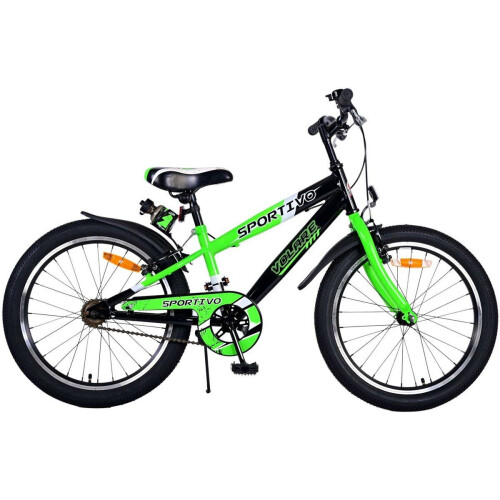 Volare Sportivo - Kinderfiets - 20 inch - Jongens - Twee handremmen - Groen Tweedehands