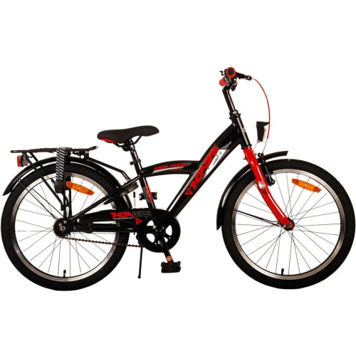Volare Thombike - Kinderfiets - 20 Inch - Jongens - Zwart Rood Tweedehands
