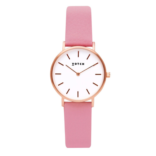 Votch dames vegan Horloge Classic Petite Flamingo Roze & Roségoud Tweedehands