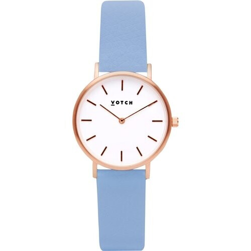 Votch dames vegan Horloge Classic Petite Hemelsblauw & Roségoud Tweedehands