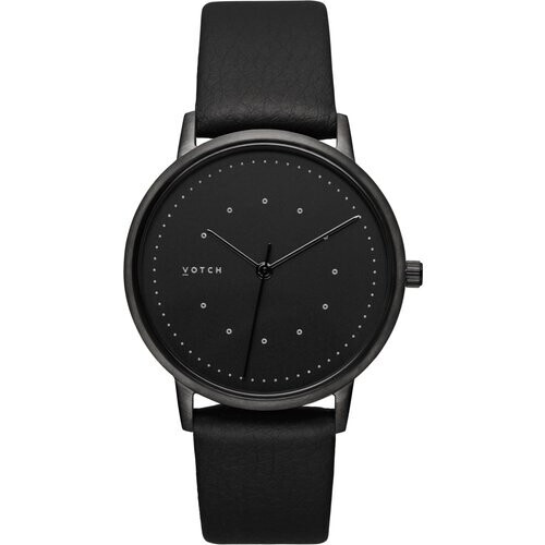 Votch dames vegan Horloge Lyka Zwart & Zwart - Zwart Tweedehands