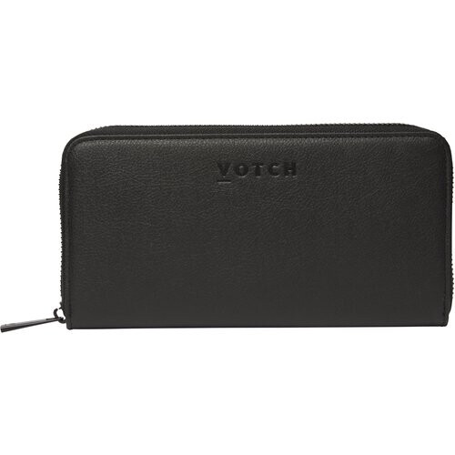Votch dames vegan Portemonnee Appelleer Zwart Tweedehands