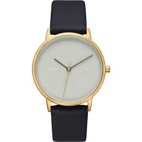 Votch mannen vegan Horloge Lyka Goud & Zwart Met Grijs Tweedehands