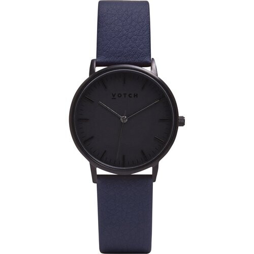 Votch mannen vegan Horloge Moment Zwart & Donkerblauw Tweedehands