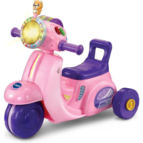 VTech 2 in 1 Loopscooter - Educatief Speelgoed - Om te bouwen tot Driewieler - Roze Tweedehands