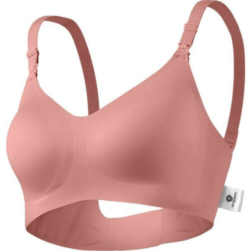Vulpes Goods® BabyCare Voedingsbh – Naadloze Zwangerschapsbh – Ultra Zacht – Flap Voorzijde – Roze –