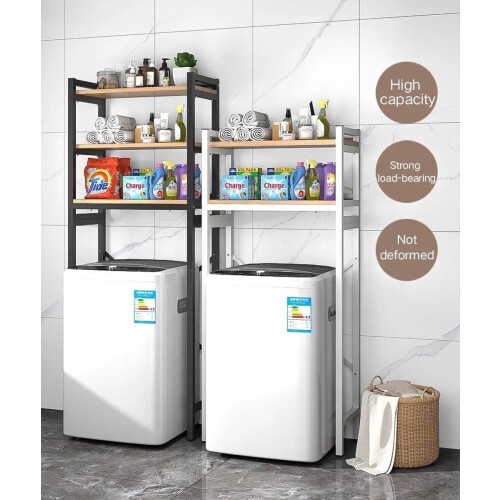 Wasmachine Rek - 3-laags - Robuust - Vochtbestendig - 69 x 34 x 180 cm Tweedehands