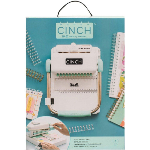 We R Memory Keepers Cinch V2 - Boekbinder Machine - Perforator voor ronde gaten - Turquoise