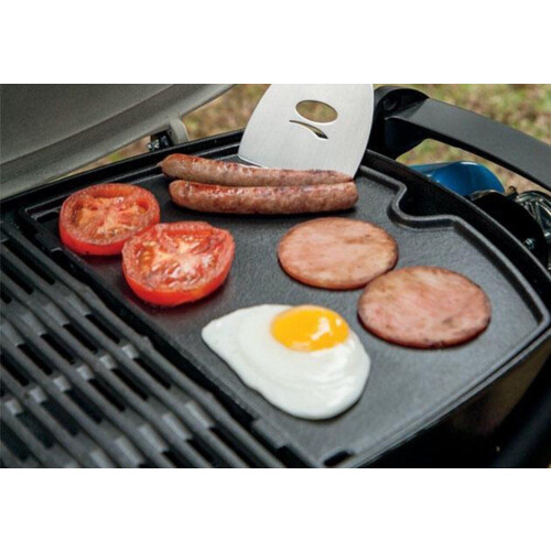 Weber Plancha Q 1000-serie - Bakplaat - Gietijzer - Zwart