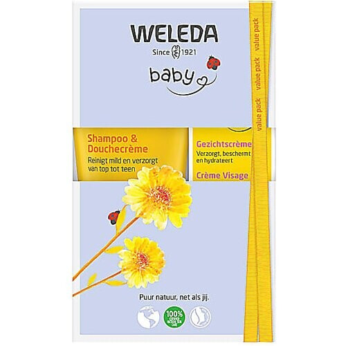 Weleda Voordeelset Gezichtscreme/Shampoo & Douchecreme Tweedehands