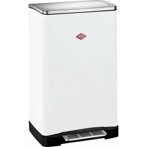 WESCO Big Double Boy - Duo Pedaalemmer - 36 Liter (2x18 Liter) - Mat wit