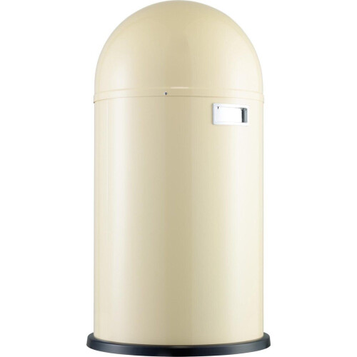 Wesco Pushboy - Prullenbak - 50 Liter - Amandel