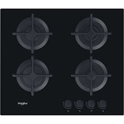 Whirlpool AKT 616/NB - Inbouw gaskookplaat - 4 zone(s) - Zwart 60 cm Tweedehands