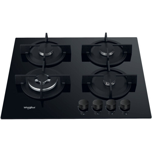 Whirlpool AKT 625/NB1 - Gaskookplaat - 4 zone(s) - Zwart - Ingebouwd - 59 cm