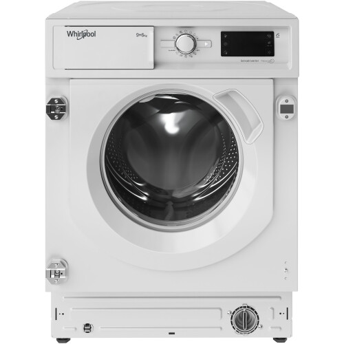 WHIRLPOOL BIWDWG961485EU - Inbouw wasdroogcombinatie - 9+6kg - 1400t - freshcare+ - groot digitaal display - soft move Tweedehands