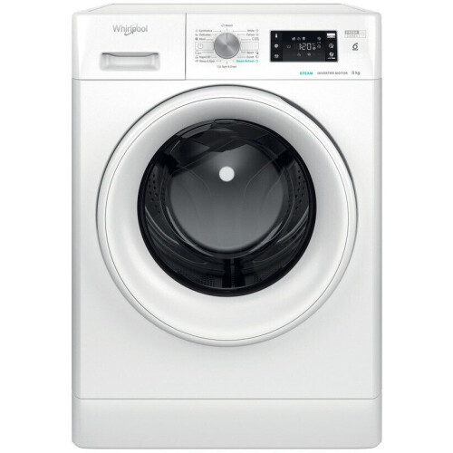 Whirlpool FFB 8489 WV - Wasmachine voorlader - 8 Kg - FreshCare+ Stoom - 1400T