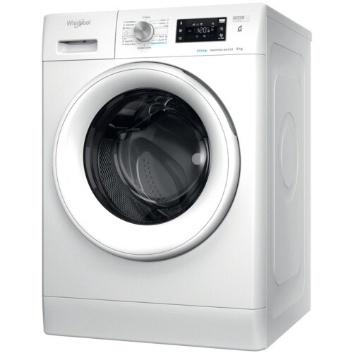 Whirlpool Ffb8489wvee Wasmachine - 6th Sense Technologie - Stoom - Led Display - Stille Motor - 8kg - 1400 Toeren - 60 Cm | Nieuw (outlet)