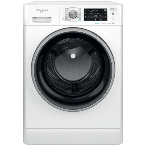 Whirlpool FFD 8489E BSV BE - Wasmachine - 8 kg - FreshCare+ Steam - Wit Tweedehands