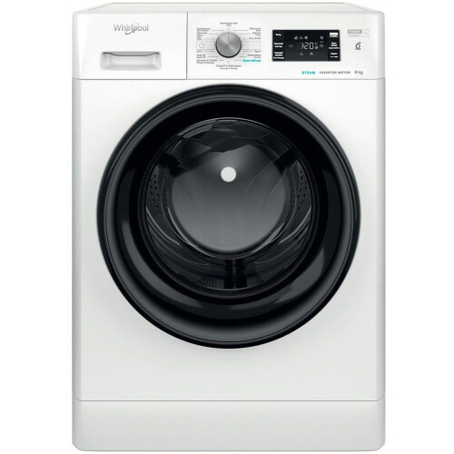 WHIRLPOOL FFS8469BVBE - Wasmachine voorlader - 8 Kg - FreshCare+ Stoom1400T - Wit Tweedehands