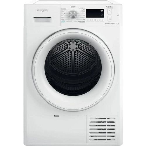 Whirlpool Fft M11 82 - Warmtepompdroger - 8 Kg - 6th Sense & Freshcare+ - 64 Db - Energieklasse A++ | Nieuw (outlet) Tweedehands