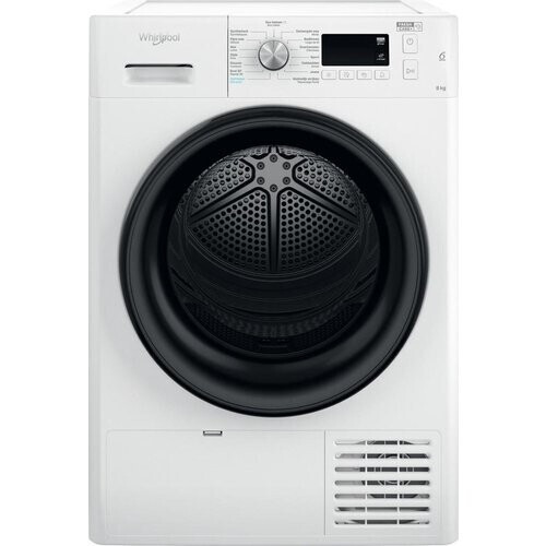 Whirlpool Fftcm118xbbe - Condensdroger - 8 Kg - 6th Sense - 65 Db - Energieklasse B Tweedehands