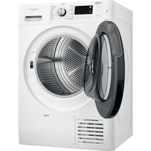 Whirlpool Fftcm118xbbe - Condensdroger - 8 Kg - 6th Sense & Freshcare+ - 65 Db - Energieklasse B