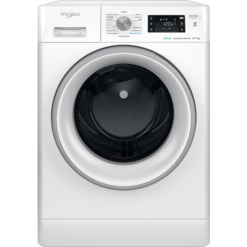 Whirlpool FFWDB 976258 SV EE - Was-droogcombinatie - 9 kg wascapaciteit - 1600 RPM - Wit Tweedehands