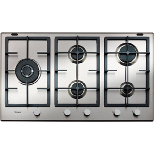 Whirlpool GMA9522/IX - Gaskookplaat - 5 branders - RVS