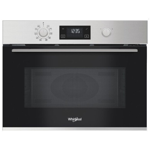 Whirlpool MBP A540 X Zwart, Roestvrijstaal Combinatiemagnetron Ingebouwd 40 l 900 W