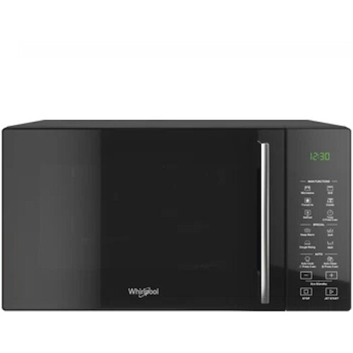 WHIRLPOOL MWP295B - Combimagnetron 29L 900W - 17 Auto programs hete lucht grill eco auto clean - Zwart Tweedehands