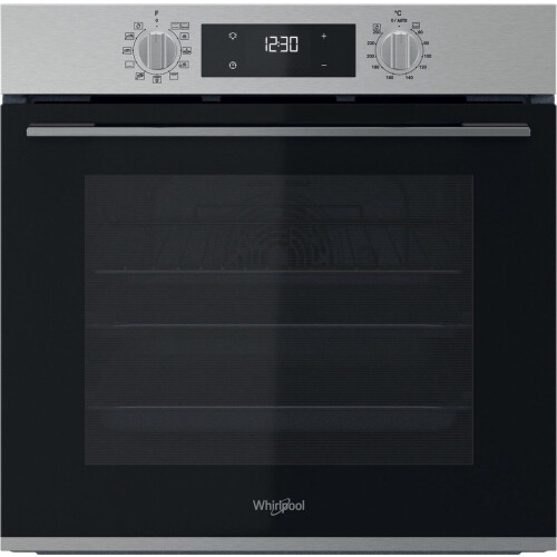 Whirlpool OMK58HR0X - Multifunctionele inbouwoven - Geforceerde hitte - Roestvrij staalkleur Tweedehands