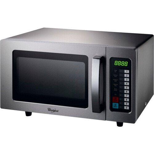 Whirlpool PRO 025 IX - Magnetron - 25L - 1.000W - Vrijstaand - Led-display - Hoogte 311mm - Breedte 511mm Tweedehands