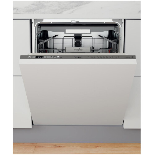 Whirlpool W0ID751AX - Inbouw vaatwasser 60cm - 10 programma's 14 couverts 41 dB(A) RVS Tweedehands