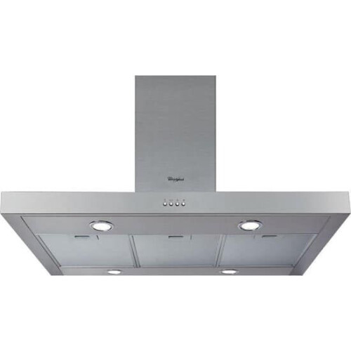 WHIRLPOOL WIB93LMX - Eilandschouw afzuigkap - LED verlichting 3 standen - Roestvrijstaal