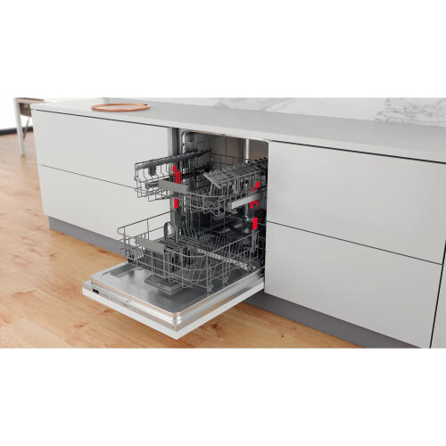 Whirlpool Wic3c33pe - Inbouw Vaatwasser - 60 Cm - 14 Couverts - Powerclean Pro & Naturaldry - 43 Db - Energieklasse D | Nieuw (outlet)