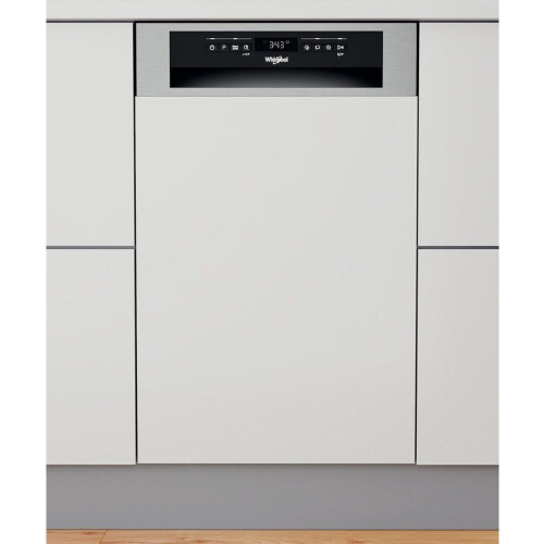Whirlpool WSBO 3O23 PF X - Vaatwasser Half geïntegreerd - 10 couverts - RVS