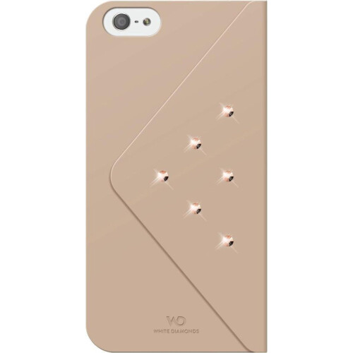 White Diamonds iPhone 6/6S - Booklet Case - Swarovski kristallen - Rose Gold Tweedehands