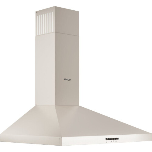 Wiggo WE-A630P(C) - Wandschouw Afzuigkap 60 cm - 680 m³/h - LED Verlichting - Crème Tweedehands