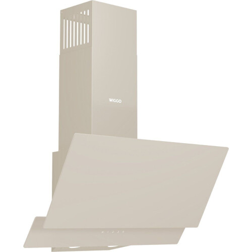 Wiggo WE-D632G(C) - Schuine Afzuigkap 60 cm - Crème Dubbel Glas - LED Verlichting - Touch Control Tweedehands